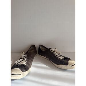 Vintage CONVERSE JACK PURCELL Brown Tennis Shoes Mens Size 10